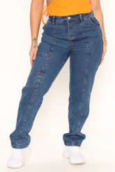 Show Me What You Got Carpenter Jeans - Medium Blue Wash Ins Street